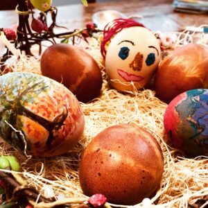 Painted Easter eggs